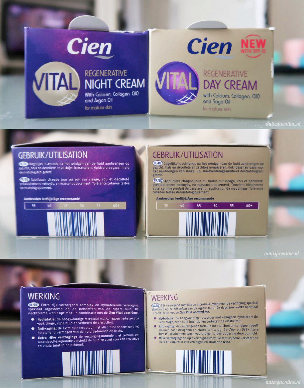 Cien Vital Regenerative dag- en nachtcrème verpakking