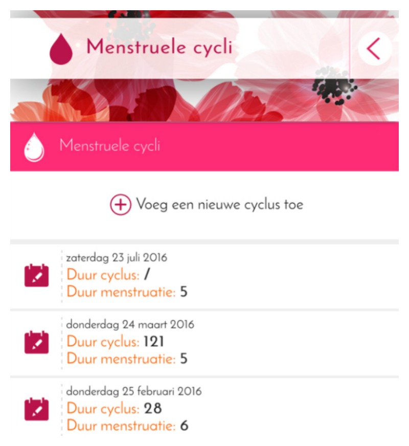 my calendar cycli