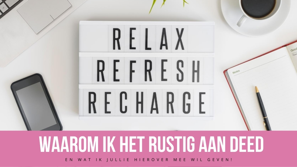 rustig aan