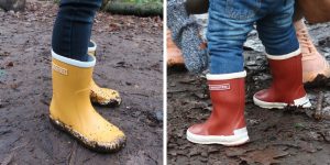 Regenlaarsjes kinderen bergstein ocher en brick