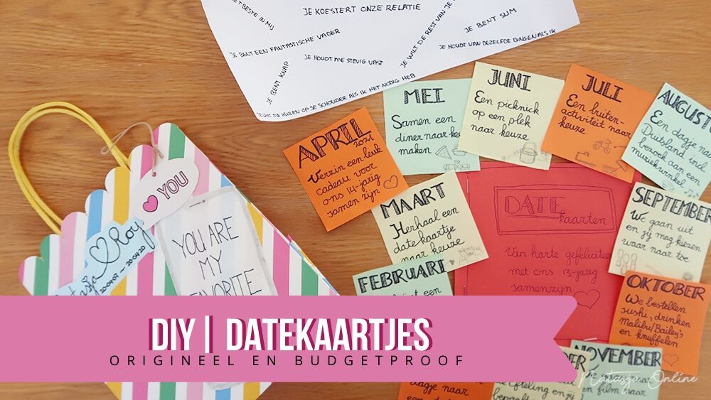DATEKAARTJES DIY