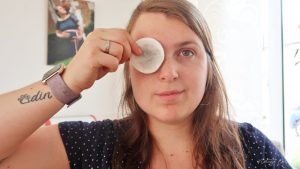 weekend make-up routine gereinigde huid